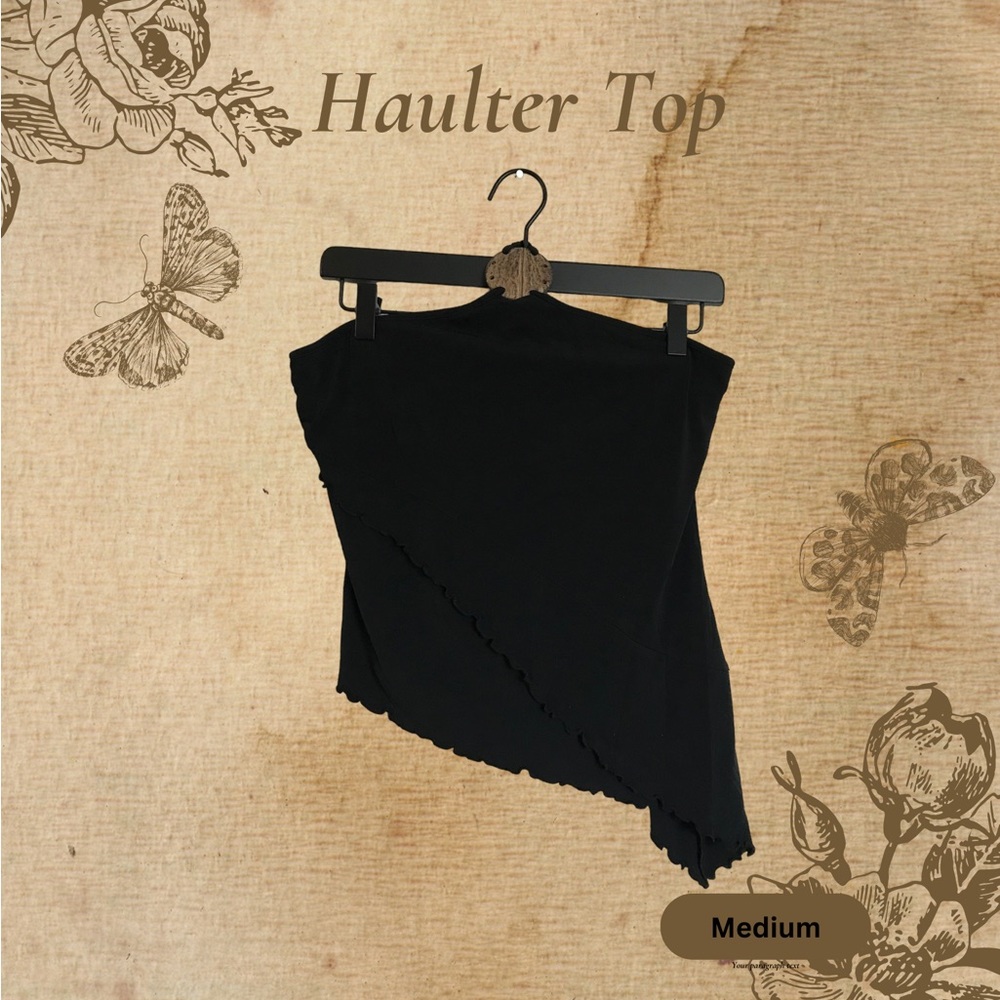 Asymmetrical Halter Top